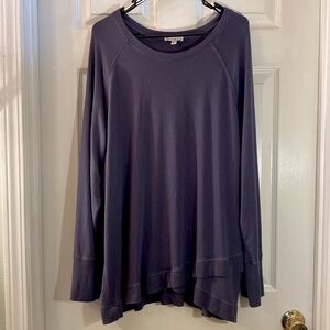 ELIANE ROSE Super Soft Dark Blue Sweater with Thumb Holes